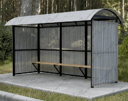 Автобусная остановка ОМ-20 4м оптом, фото 1