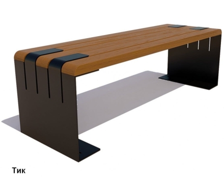 Скамейка уличная Симферополь (банкетка), Сосна 3 м оптом, фото 3