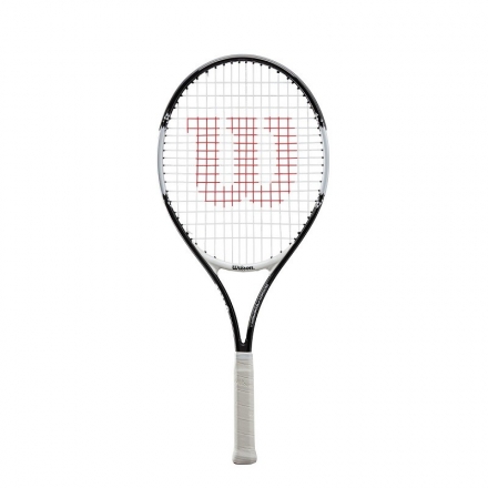 Ракетка б/т Wilson Roger Federer 25 Gr00,арт.WR028310U, для дет.9-10 лет, алюм., со струн, черно-бел оптом, фото 1