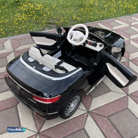 Электромобиль Mercedes-Benz Maybach S650 ZB188 Cabriolet черный оптом, фото 4