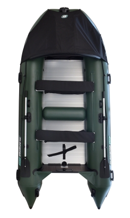 Gladiator D 450 AL PROFESSIONAL D Зеленый моторная лодка ПВХ Алюминиевый пайол оптом, фото 2