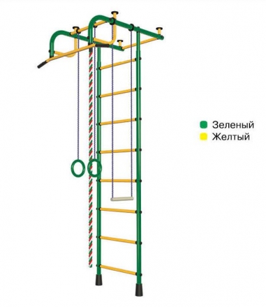 Спортивный комплекс Пионер 1М зелёно/жёлтый оптом, фото 1