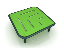 Детская тренировка Скамья Лист дерева