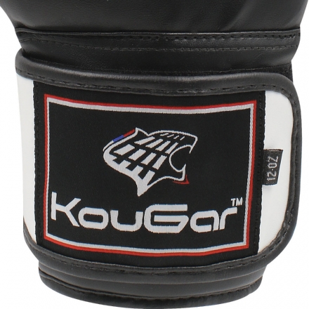 Перчатки боксерские KouGar KO400-14, 14oz, черный оптом, фото 8