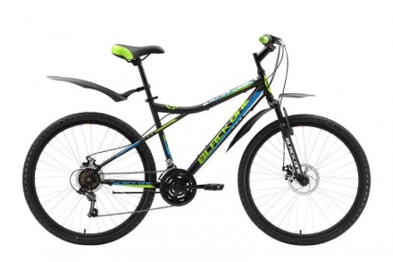 Велосипед Black One Element Disc черно-зеленый 18&quot; оптом, фото 1