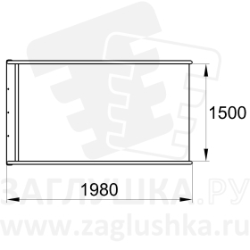 Горка из нержавеющей стали размером 1980х1550 мм оптом, фото 5