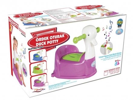 Горшок-утёнок с музыкой Pilsan Duck Potty (07-531-T) оптом, фото 4