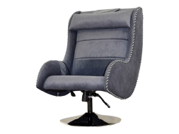 Дизайнерское массажное кресло EGO Max Comfort EG3003 Серый, фото 1