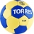 Мяч ганд. &quot;TORRES Club&quot; арт.H30043, р.3, ПУ, 5 подкл. слоев, сине-желтый оптом