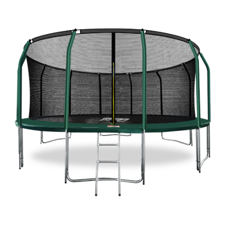 ARLAND Батут премиум 16FT с внутренней страховочной сеткой и лестницей (Dark green) оптом, фото 1