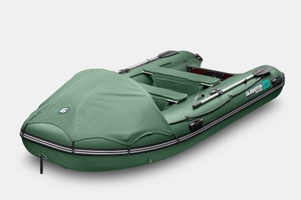 GLADIATOR E 380 PRO AIR Зеленый моторная лодка ПВХ НДНД оптом, фото 1