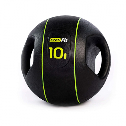 Медицинбол PROFI-FIT, с хватами 10 кг оптом, фото 1