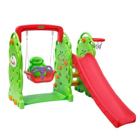 Горка Perfetto Sport PS-032 + качели Обезьянка оптом, фото 1