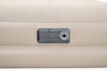 67696 Надувная кровать Tritech Airbed 203х152х42см с подголовником, встроенный электронасос оптом, фото 5