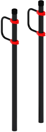 Воркаут ЛОВ 108 красный ВТ 102.08-01 оптом, фото 3