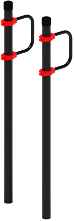 Воркаут ЛОВ 108 красный ВТ 102.08-01 оптом, фото 4