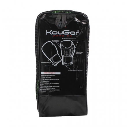 Перчатки боксерские KouGar KO500-6, 6oz, зеленый оптом, фото 8