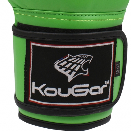 Перчатки боксерские KouGar KO500-6, 6oz, зеленый оптом, фото 6