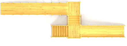 Зимняя горка Савушка Зима Wood 7/1 без покрытия оптом, фото 5