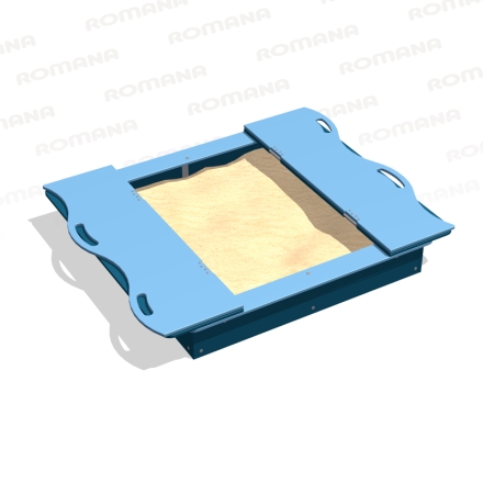 Песочница Romana 057.36.00 с крышкой для детской площадки оптом, фото 5