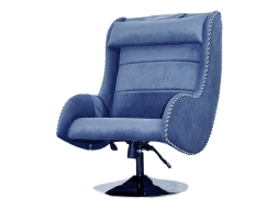 Дизайнерское массажное кресло EGO Max Comfort EG3003 Синий, фото 1