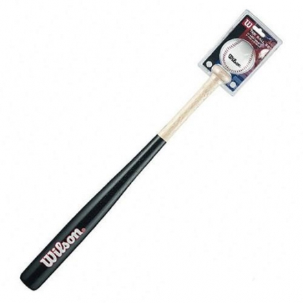 Набор для  бейсбола Wilson &quot;Tee Ball Kit&quot;, деревянная бита 24&quot;, бейсбольный мяч  оптом, фото 1