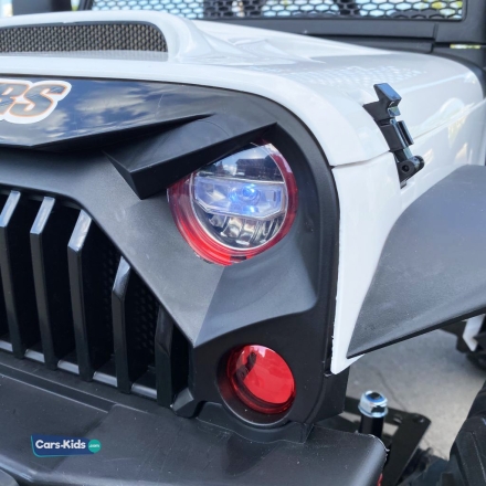 Электромобиль Jeep Wrangler JC666 белый оптом, фото 2