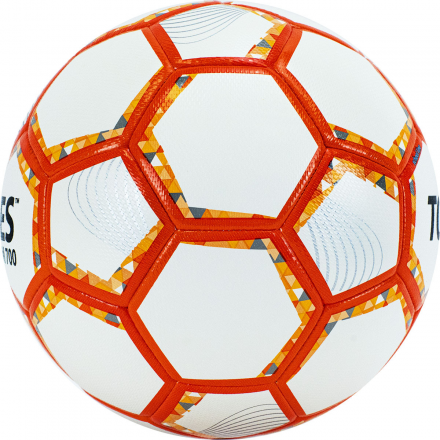 Мяч футб. &quot;TORRES BM 700&quot; арт.F320655, р.5, 32 панели. PU, гибрид. сшив, беж-оранж-сер оптом, фото 3