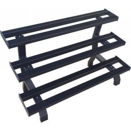 Стойка для гантелей PROFI-FIT RUS15500, на 15 пар, размеры ШГВ 143x65х87 оптом, фото 1
