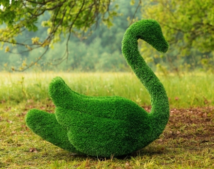 Топиари два лебедя Чепелия - газон Eco Green оптом, фото 5