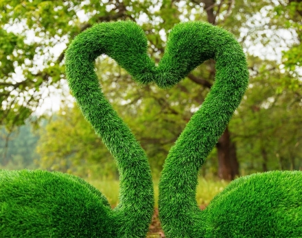 Топиари два лебедя Чепелия - газон Eco Green оптом, фото 2