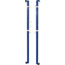 Стойки волейбольные ZSO универсальные пристенные с механизмом натяжения троса, фото 1 Стойки волейбольные ZSO универсальные пристенные с механизмом натяжения троса, фото 1