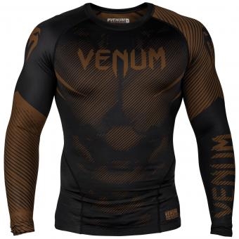 Рашгард Venum NoGi 2.0 Black/Brown L/S оптом, фото 1