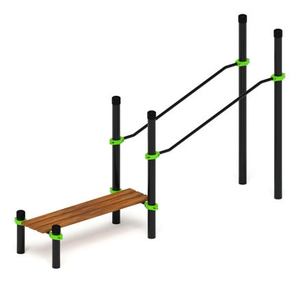 Воркаут ЛОВ 108 зеленый ВТ 102.24-02 оптом, фото 2