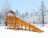 Зимняя горка Snow Fox Домик (скат 10 м) оптом