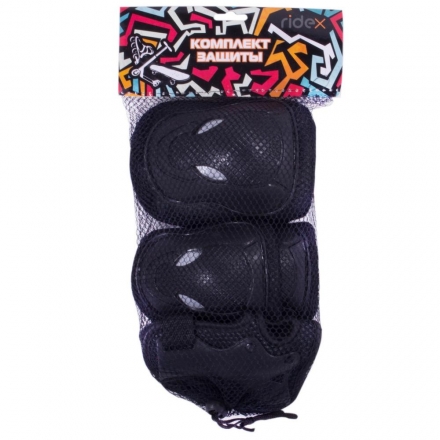 Комплект защиты Agent, черный оптом, фото 2