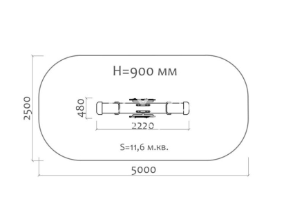 Качели-балансир Лягушка 04113.21 для детской площадки оптом, фото 3