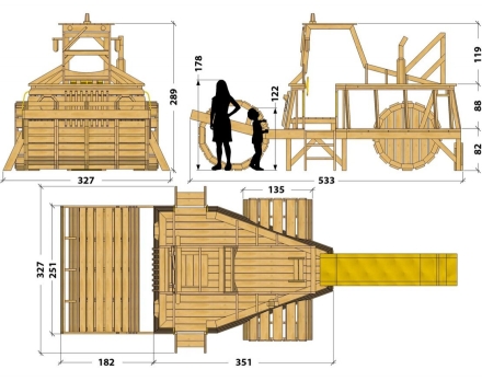 Игровой комплекс TORUDA WOOD Дорожный каток оптом, фото 3