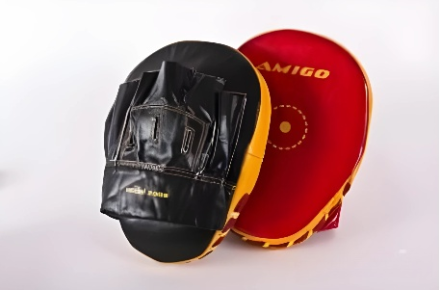 Лапы боксерские AMIGO короткие вогнутые облегченные оптом, фото 1