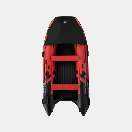 GLADIATOR E 380 PRO AIR Красно-черный моторная лодка ПВХ НДНД оптом, фото 3