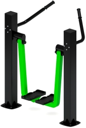 Шаговый (зеленый) - Уличный тренажер - СТ 005-12.И1, фото 2 Шаговый (зеленый) - Уличный тренажер - СТ 005-12.И1, фото 2