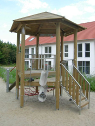 Детская площадка для игр с песком и горкой из нержавейки (малая), фото 2
