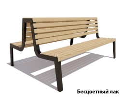 Парковая скамейка Магадан, Лиственница 1,2 м, фото 2 Парковая скамейка Магадан, Лиственница 1,2 м, фото 2