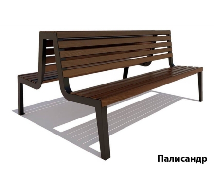 Парковая скамейка Магадан, Лиственница 1,2 м оптом, фото 3