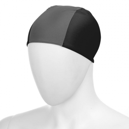 Шапочка для плавания &quot;FASHY Fabric Cap&quot;, полиамид/эластан, 3 панели, черно-серый оптом, фото 1