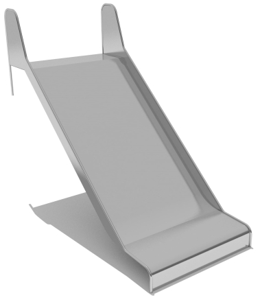 Горка из нержавеющей стали ГГН-1000.1250.003 для детской площадки оптом, фото 1