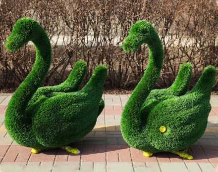 Топиари два лебедя Авелин - газон Deluxe оптом, фото 2