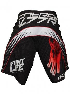Шорты ММА Contract Killer Stained S2 Shorts - Black/Red оптом, фото 2