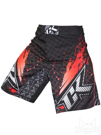Шорты ММА Contract Killer Stained S2 Shorts - Black/Red оптом, фото 1