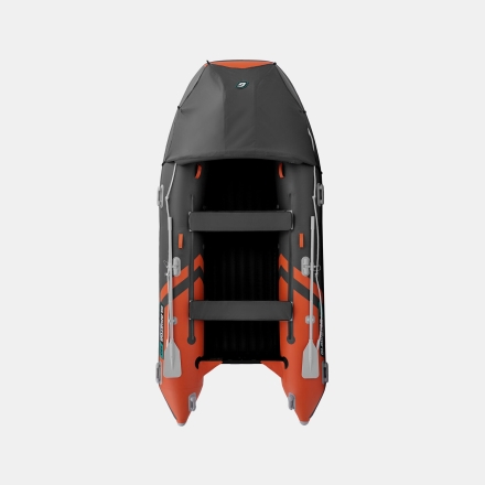GLADIATOR E 380 PRO AIR Оранжево-темносерый моторная лодка ПВХ НДНД оптом, фото 3